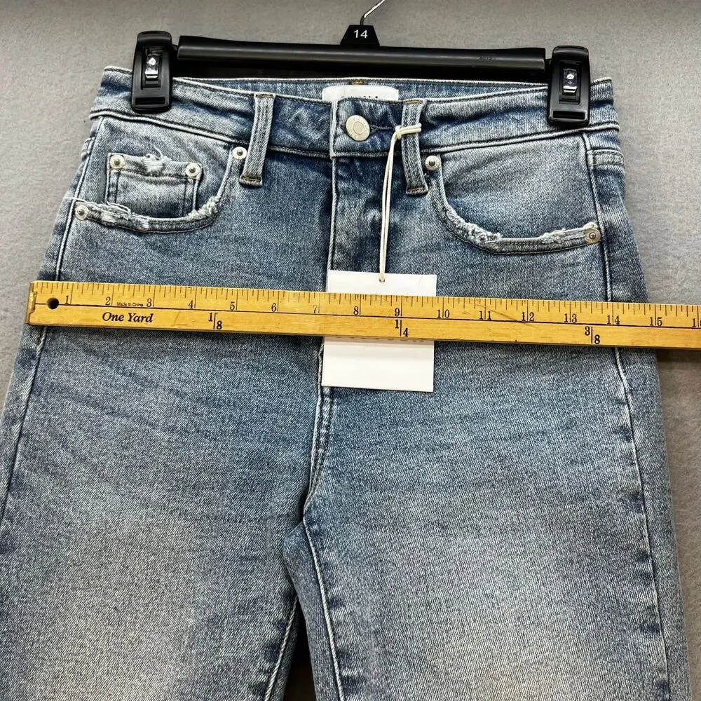 Pistola Jeans Women's 26 (2) Blue Aline Pursue Skinny Ankle Preppy Normcore NWT - Picture 10 of 13
